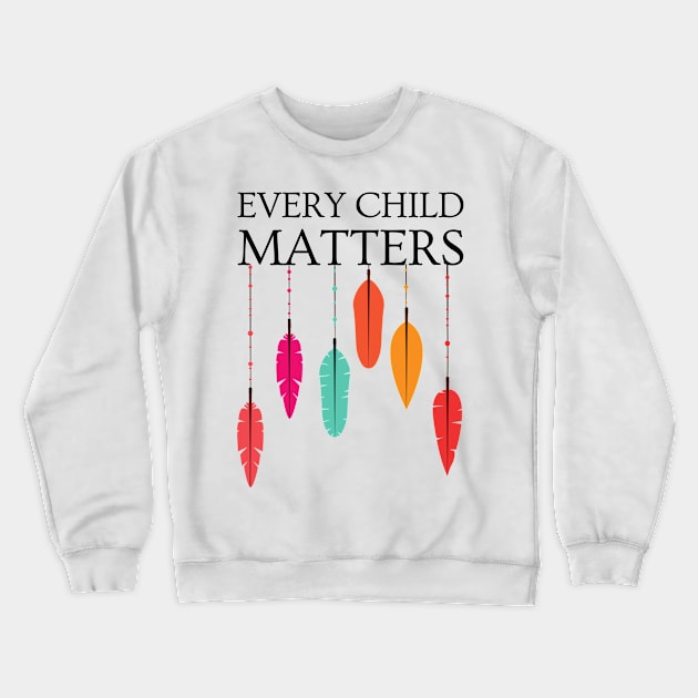 National Day For Truth And Reconciliation Orange Shirt Day, Every Child Matters Canada Crewneck Sweatshirt by yassinebd